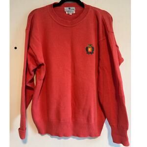 English Sports Shop Bermuda Crewneck Sweater M Cotton Crest‎ Preppy Academia